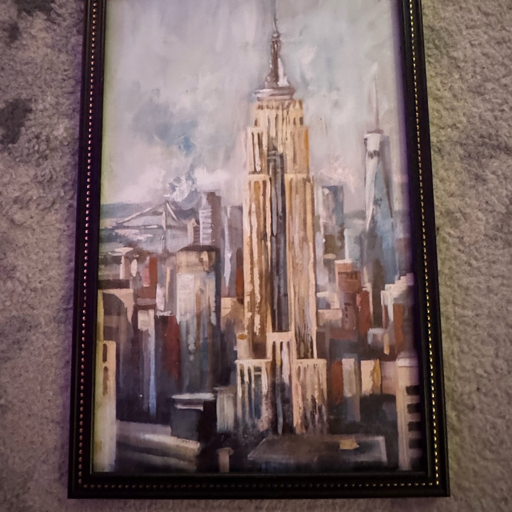 Framed Cityscape Wall Art